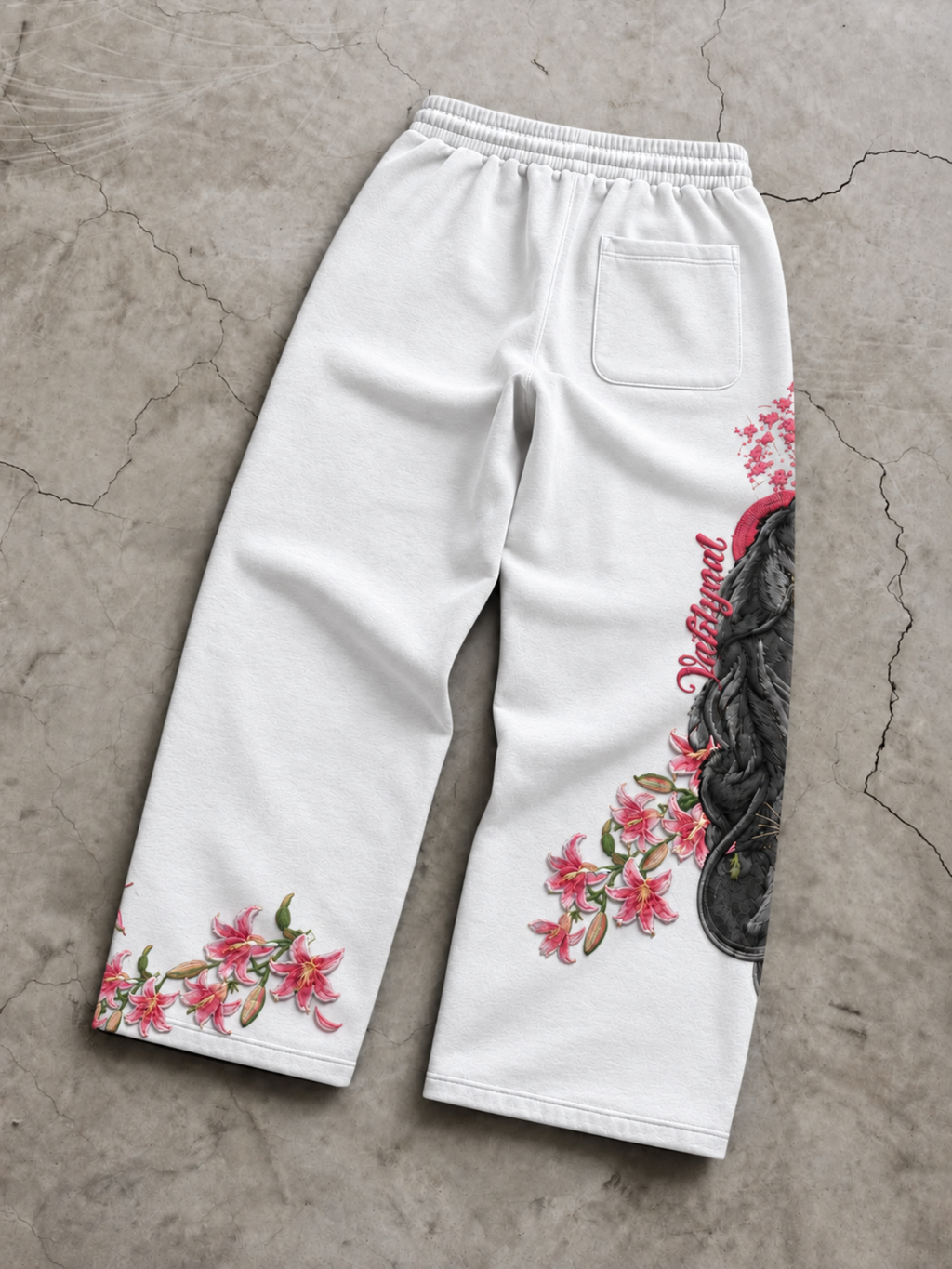 King Of The Beasts Sweatpants (White)