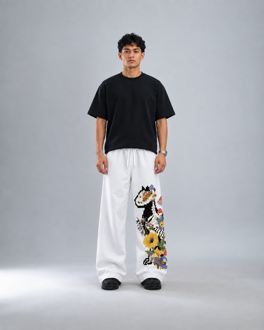 Pixelated Meow Sweatpants