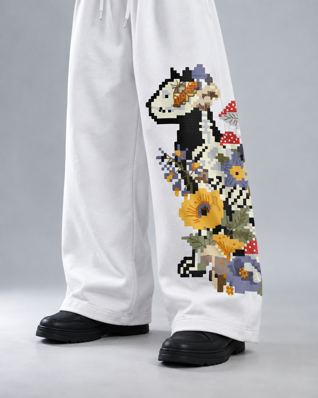 Pixelated Meow Sweatpants